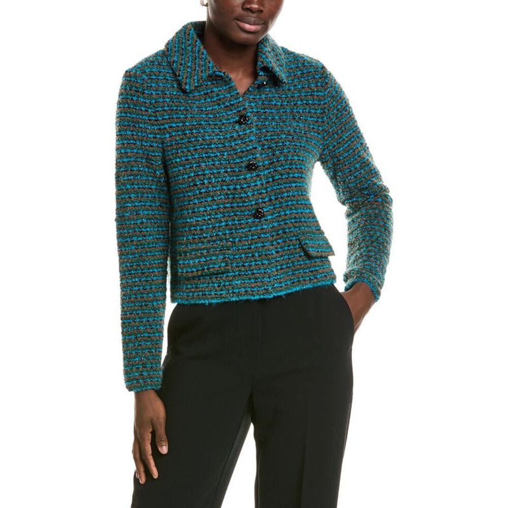 Marc Cain Womens  Knit Wool & Alpaca-Blend Sweater, Green